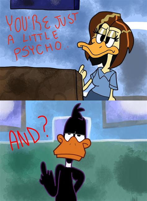 Daffy Duck And Melissa Duck Pov Youre Just A Little Hater Know Your Meme