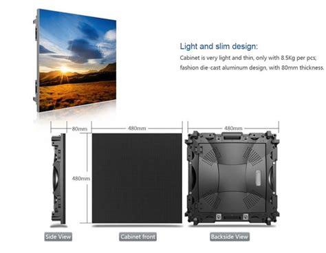 P25mm Small Pixel Pitch Ultra Hd Led Video Wallled Display With Ultra