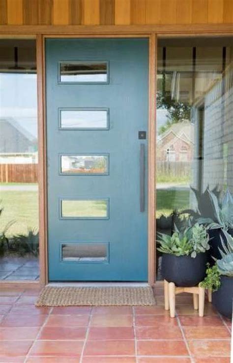 Mid Century Exterior Door Adding Style And Security To Your Home