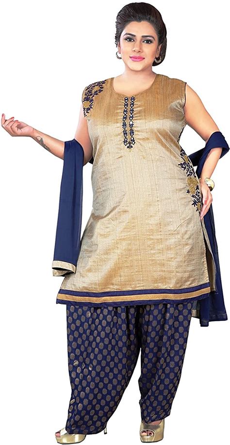 Plus Size Indian Readymade Suits For Women Ladies Patiala Salwar Suit