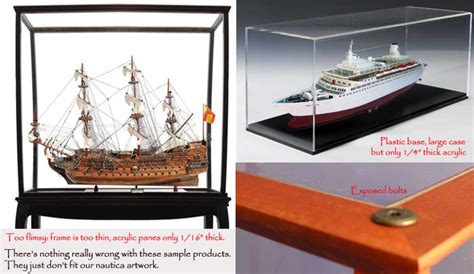 Display Cases For Model Ships