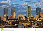 Paisaje Urbano De Fort Worth Tejas Imagen de archivo - Imagen de ...