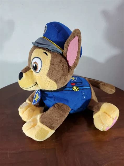 Nickelodeon Paw Patrol Chase 14 Plush Police Dog Stuffed Animal Brown