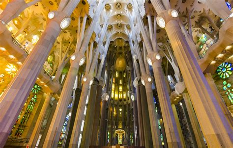 Sagrada Familia Lights The Culture Reference Of Barcelona Flickr