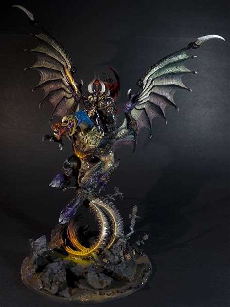 When the mortal realms were first formed, each of the chaos gods sent a greater daemon to force archaon in to their service. Archaon the Everchosen | Archaon the everchosen, Miniature ...