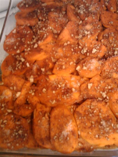 This sweet potato recipe that bakes cut up potatoes in the oven takes approximately 40 minutes to soften and bake potatoes in dish. Thanksgiving and Candied Yams