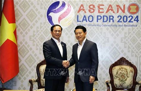 Vietnam Cambodia Pledge To Support Laos Asean Chairmanship 2024