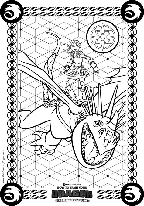 Things to draw when bored. How To Train Your Dragon 3 Coloring Pages ...