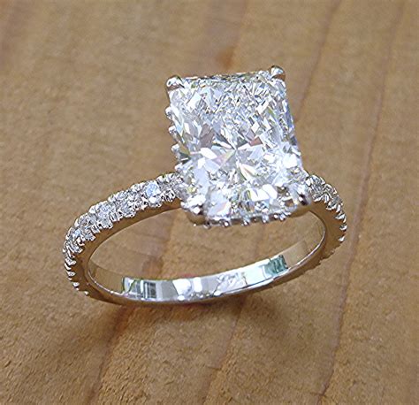 Radiant Cut Diamond Engagement Ring Limpid Jewelry