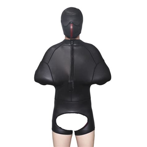 Black Sponge Bondage Set Bdsm Full Body Restraints Sensory Deprivation