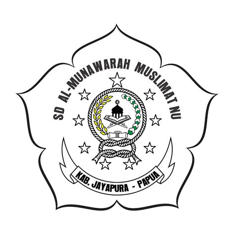 Logo Sd Al Munawarah Muslimat Nu Arso Print