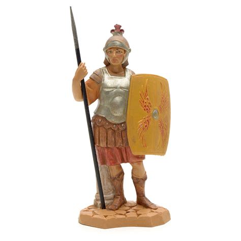 Soldado Romano Con Escudo 12 Cm Fontanini Venta Online En Holyart