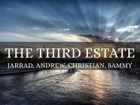 The Third Estate By Andrew Pye