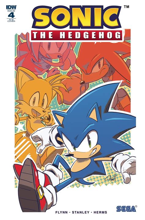 Hourly Idw Sonic On Twitter Sonic The Hedgehog Issue 4 Ri B Cover