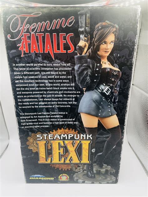 Diamond Select Femme Fatales Steampunk Lexi Pvc Statue 9 Mib F316