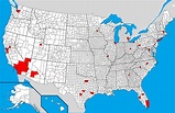 U.S. Counties with a population of over 1 million - Vivid Maps