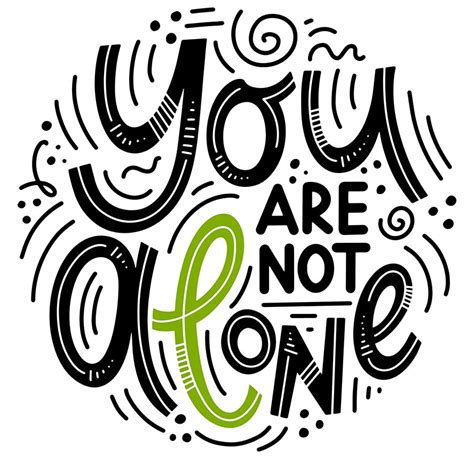 You Are Not Alone Mental Health Awareness Poster Ph