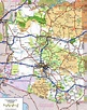 Large detailed roads and highways map of Arizona state with all cities ...