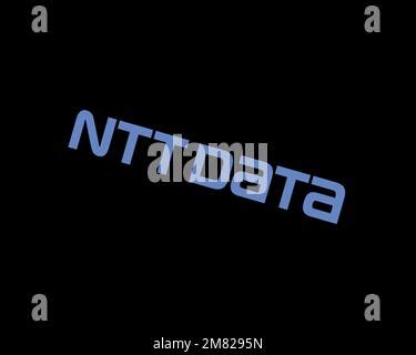 NTT Data Logo Black Background Stock Photo Alamy