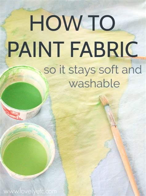 How To Paint Fabric For Beautiful Diy Projects