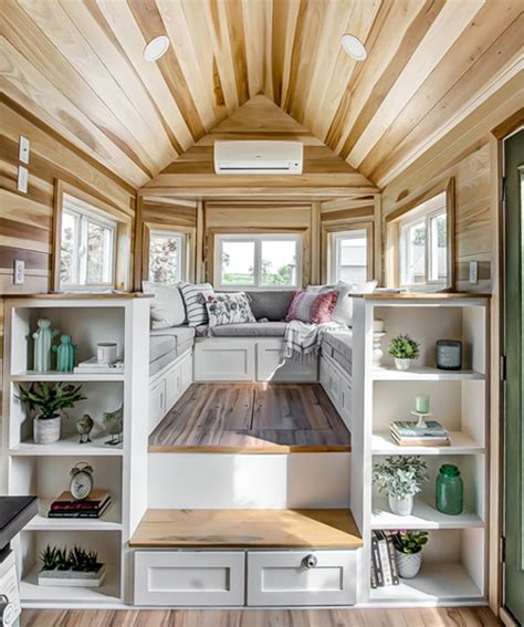 Extremely Functional Tiny Home On Wheels Packs A Large Social Area In