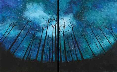 Date Night Night Sky Studio Vino Paint And Sip