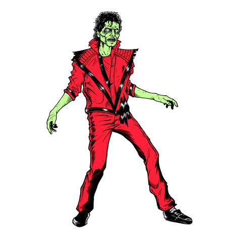 Moonwalk Cartoon Thriller Drawing Michael Jackson Png Download 1024