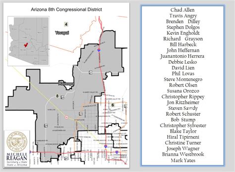 Arizonas 8th Congressional District Map