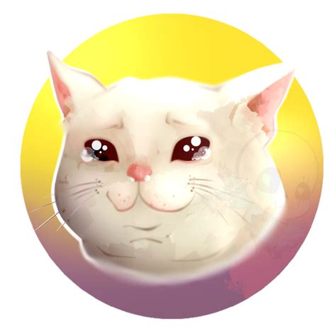 Download Gato Triste Meme Png Png And  Base