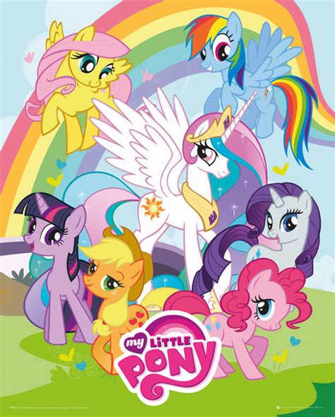 My Little Pony Group Poster Sold At