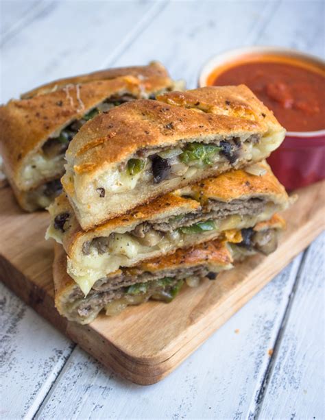 Philly Cheese Steak Stromboli Gimme Delicious