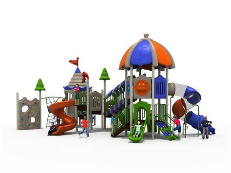 Outdoor Playground Plastic Slide Play Sets