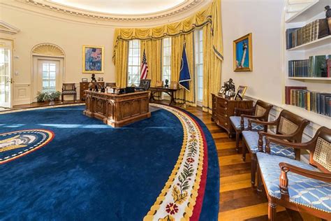 It is located in the west wing of the white house, in washington, d.c. Why Is The Oval Office An Oval? | Reader's Digest