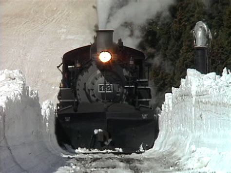 Train Video Scenic Railroads Snow Plow Steam Locomotive Rotary Rio
