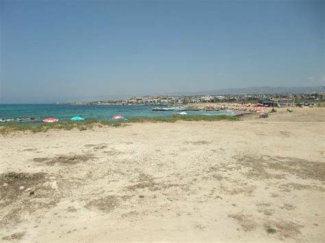 sandy beach from the coastal walk picture of paphos municipal beach paphos tripadvisor