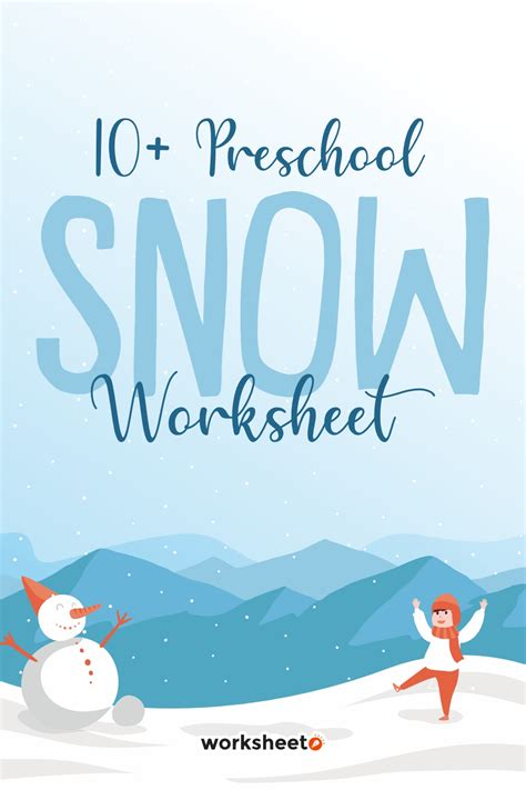 15 Preschool Snow Worksheet Free Pdf At