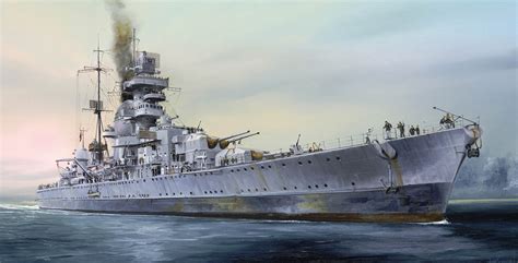 German Battleship Prinz Eugene Prinz Eugen Kriegsmarine Deutsche