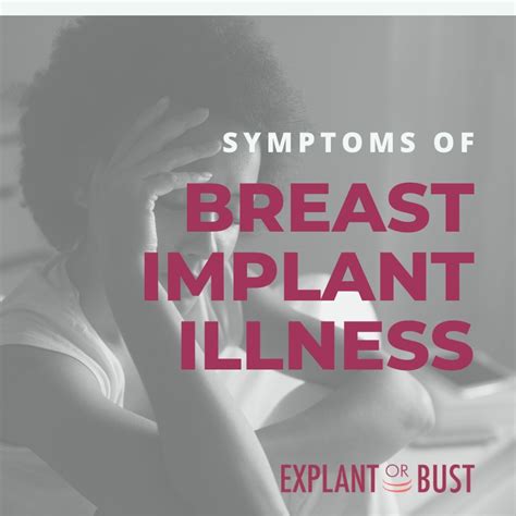 Breast Implant Illness Symptoms Explant Or Bust