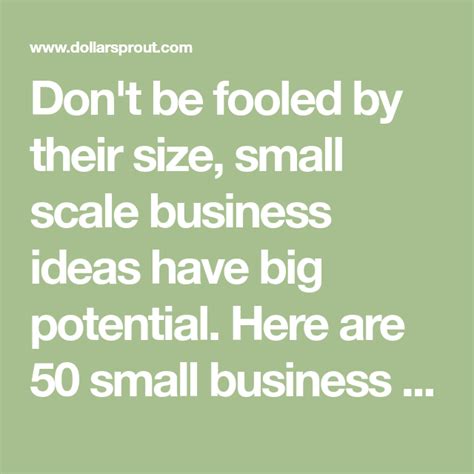 47 Small Scale Business Ideas For Beginner Entrepreneurs Small Scale