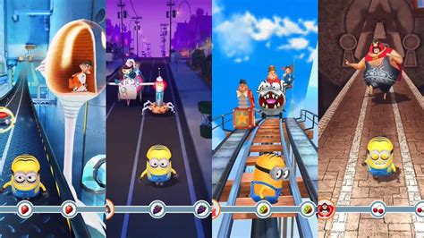 Despicable Me Minion Rush All Bosses Vector Meena