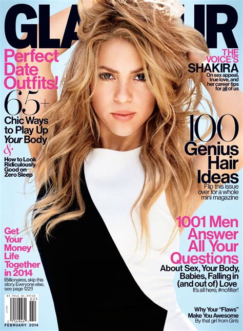 Shakira Glamour Magazine February 2014 Issue • Celebmafia