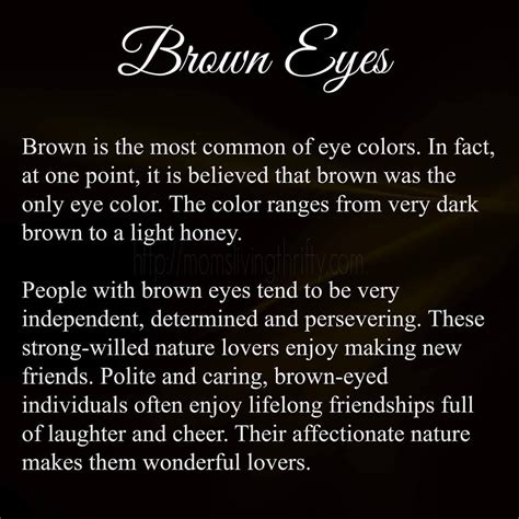 Brown Eyes Brown Eyes Facts Brown Eye Quotes Eye Facts