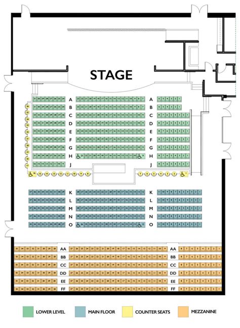 Seating Charts Tupelo Music Hall