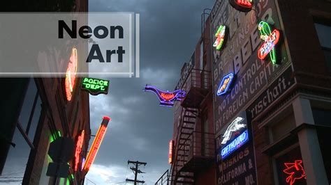 Arts District Pueblos Neon Alley Youtube