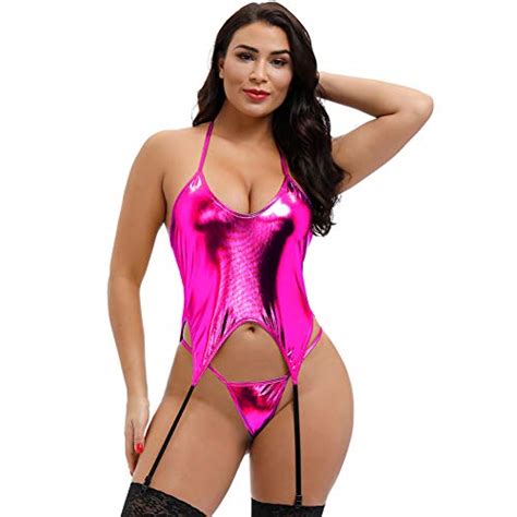 TW Pornstars Goddess Stephh Twitter I Just Received Womens Shiny Metallic Teddy Bodysuit