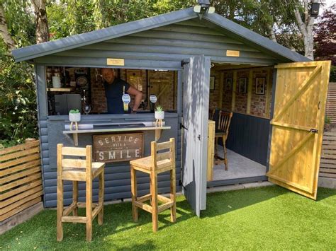 Photos Couple Turn Garden Shed Into Authentic Pub In 3 Days For 600