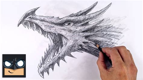 How To Draw A Dragon Sketch Tutorial