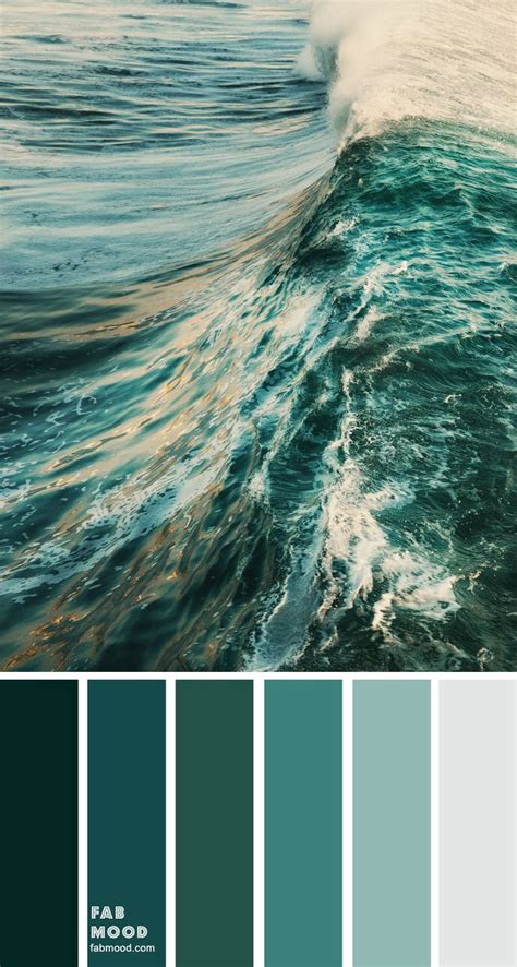 Emerald Green Ocean Color Inspiration Ocean Color Palette Color