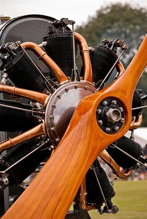 1918 Le Rhone Rotary Engine Vintage Aircraft Aircraft Engine Ww1