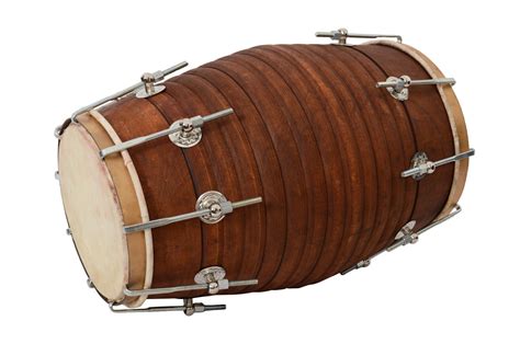 New Wooden Dholak Indian Folk Musical Instrument Drum Nuts N Bolt With